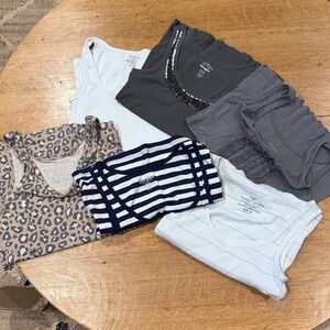 Bundle  of 6 tank tops  Small and Medium